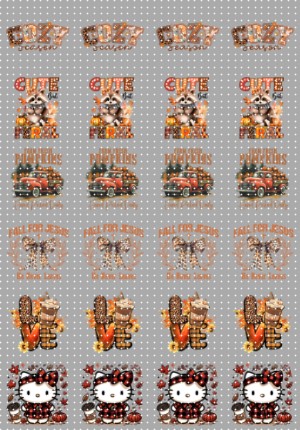 A5 kiss cut- 4936